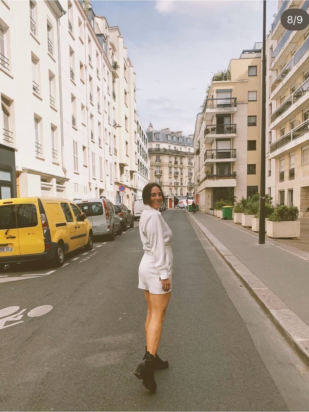 Long Sleeve Silk Mini Dress